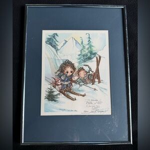 Jody Bergsma Signed Framed Lithograph 3257/4500